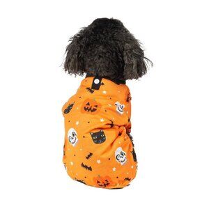 NEW Halloween Dog Pet Pajamas Orange Size Medium (15-20 lbs) Vibrant Life 1 pc